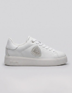 Blauer sneaker con logo strass VICTORY01/LEA [794f7c9d]