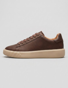 Blauer sneaker in pelle con logo BUCK13/NUB [4f08120c] 2