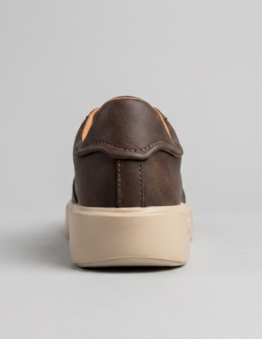 Blauer sneaker in pelle con logo BUCK13/NUB [2463d71b]