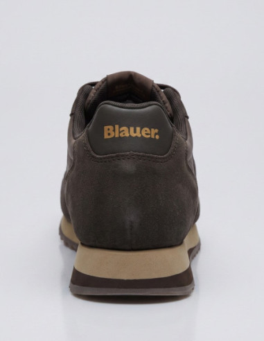 Blauer sneaker con scudetto QUEENS05/MES [8d6de896]