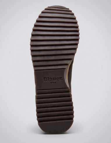 Blauer sneaker con scudetto QUEENS05/MES [3a702992]