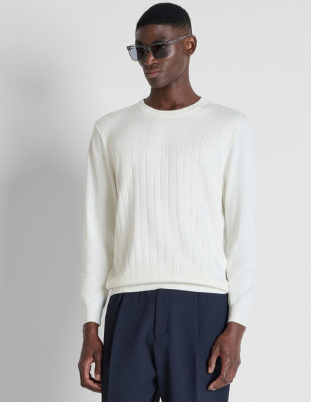 Antony Morato maglia girocollo a coste regular fit MMSW01623-YA500002 [5a612076]