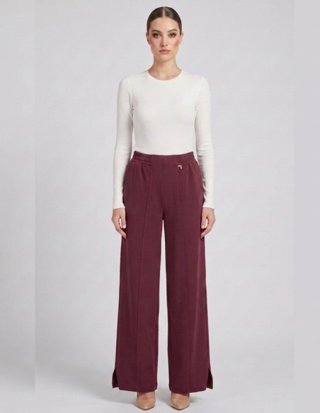Markup pantalone in felpa interlock con spacchi MW2620011 [b750f910]