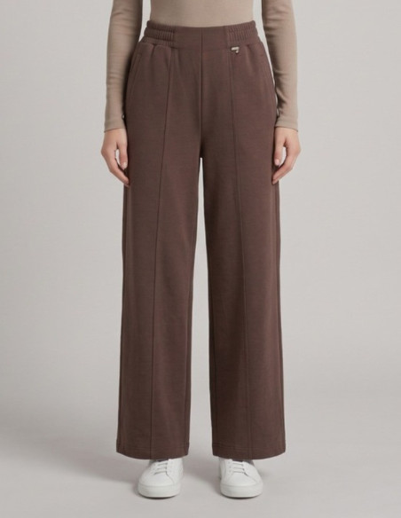 Markup pantalone in felpa interlock con spacchi MW2620011 [2862e8b3]