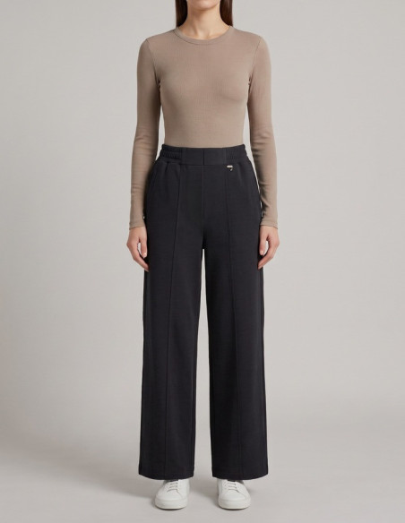 Markup pantalone in felpa interlock con spacchi MW2620011 [34597fdd]