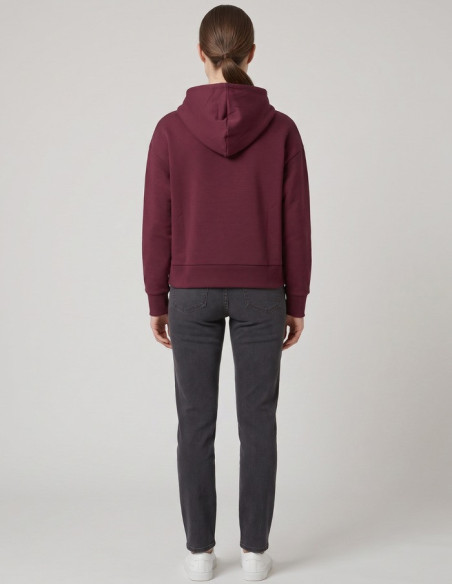 Markup felpa cropped con cappuccio MW2620014 [f3f0a42d]