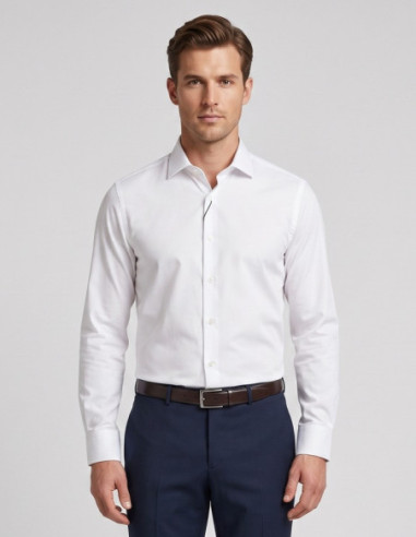 Markup camicia no stiro con collo francese MK9930012 [d039f04d]