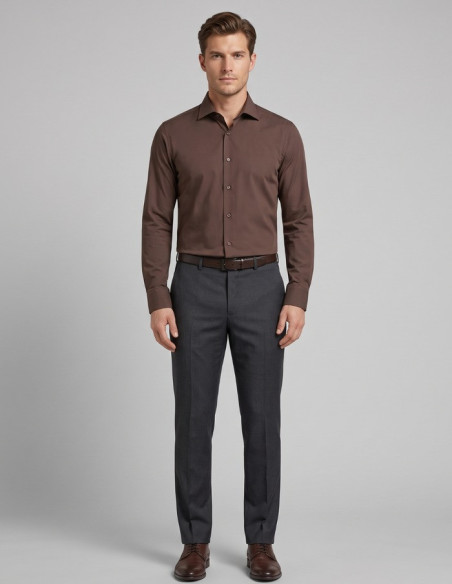 Markup camicia no stiro con collo francese MK9930012 [e700dfaf]