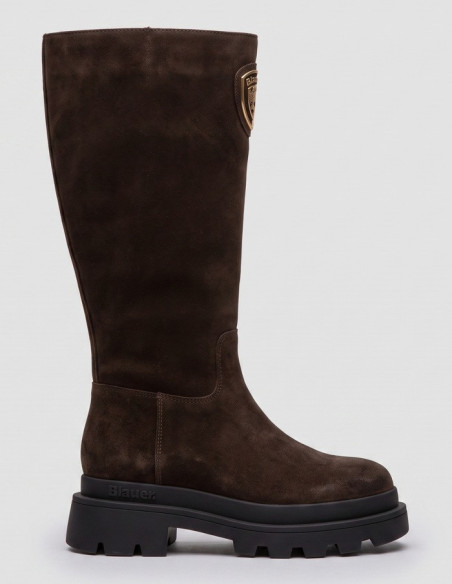 Blauer scarponcino in suede con zip KIMMEL13/SUE [5e604543]