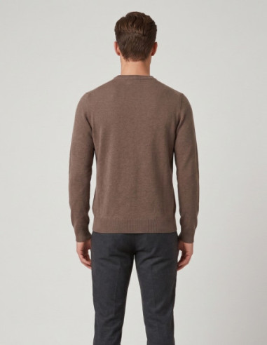 Markup maglia girocollo in misto viscosa punto riso MK9900014 [6cea11eb]