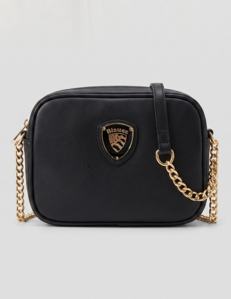 Blauer camera bag in pelle F6HIPS07/WHI [fd0d6283]