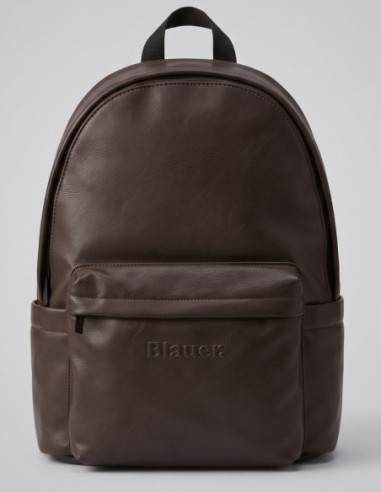 Blauer zaino in ecopelle F6NAPER03/BRO [7d9969f9]