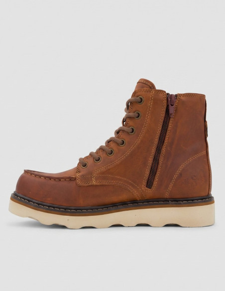 Blauer scarponcino in pelle F6NOLAN02/PUL [bb29c5ed]