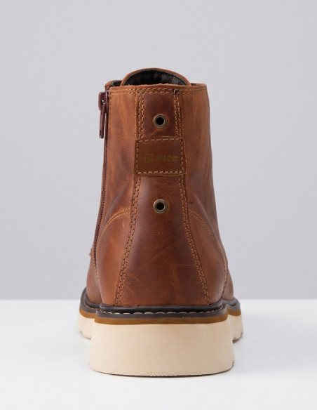 Blauer scarponcino in pelle F6NOLAN02/PUL [096443f7]