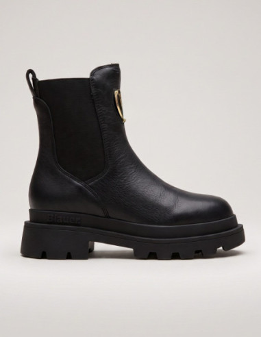 Blauer scarponcino con elastico F6KIMMEL12/NAP [7433988a]