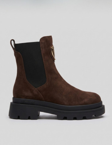 Blauer scarponcino in suede F6KIMMEL12/SUE [f629dddb]