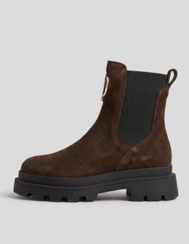 Blauer scarponcino in suede F6KIMMEL12/SUE [2f0f9ed6]
