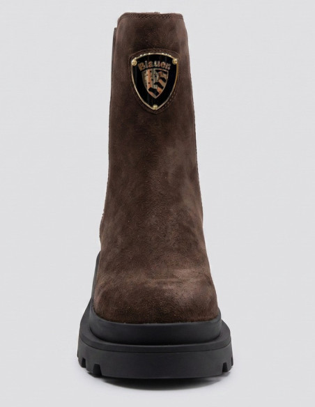Blauer scarponcino in suede F6KIMMEL12/SUE [98125fd2]