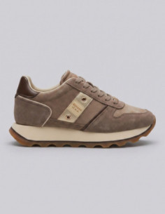 Blauer sneaker con passante logato F6MILLS01/NUS [f0d08b5e]