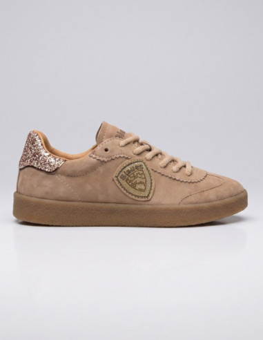 Blauer sneaker con dettaglio glitter F6AURORA04/SUE [30d5eeb6]