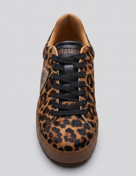 Blauer sneaker animalier F6VICTORY01/LEO [c6612b52]
