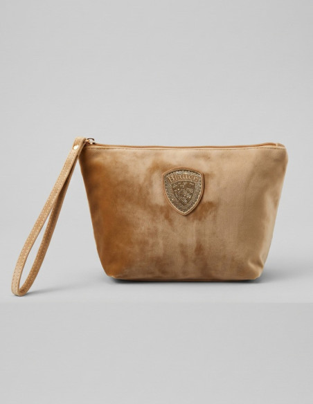 Blauer pochette in velluto F6DEBBY01/CLU [bbe2e2e7]