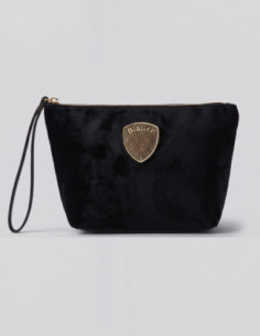 Blauer pochette in velluto F6DEBBY01/CLU [b436fd62]