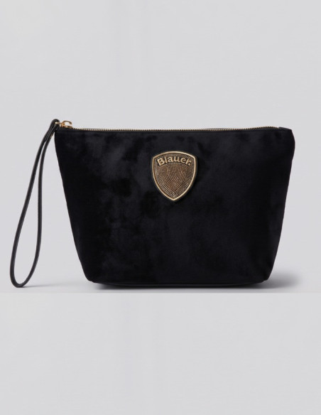 Blauer pochette in velluto F6DEBBY01/CLU [b436fd62]