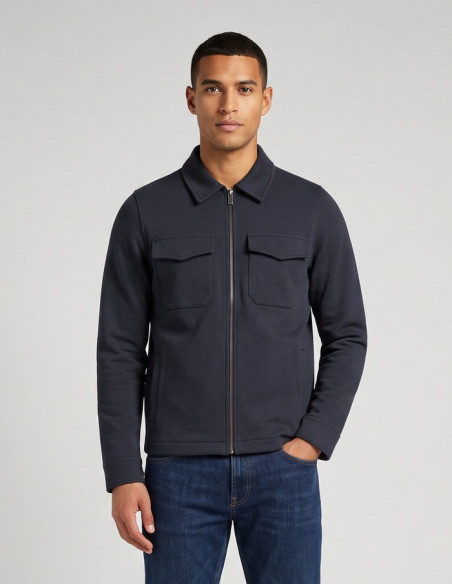 Markup felpa overshirt in misto cotone con zip MK9920007 [7301d03c]