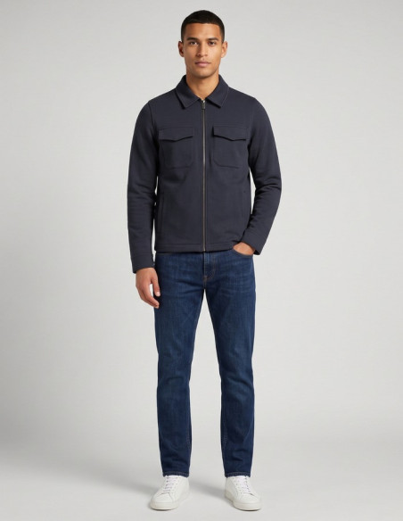 Markup felpa overshirt in misto cotone con zip MK9920007 [186a152b]