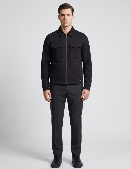 Markup felpa overshirt in misto cotone con zip MK9920007 [ad2650bf]