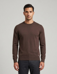 Markup maglia girocollo in misto viscosa MK20010 [690efdca]