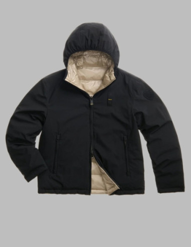 Blauer piumino reversibile nylon neoprene Ballard 26WBLUC06063-005480 [35df799b]