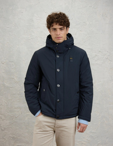 Blauer giubbetto in neoprene leggero Andrew 26WBLUC02061-005480 [ffaecc78]