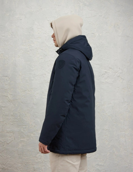 Blauer parka con cappuccio removibile Chester 26WBLUK03062-005480 [ae9ff758]