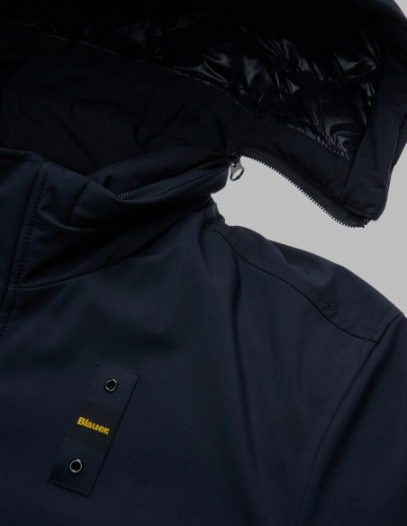 Blauer parka con cappuccio removibile Chester 26WBLUK03062-005480 [abcfb046]