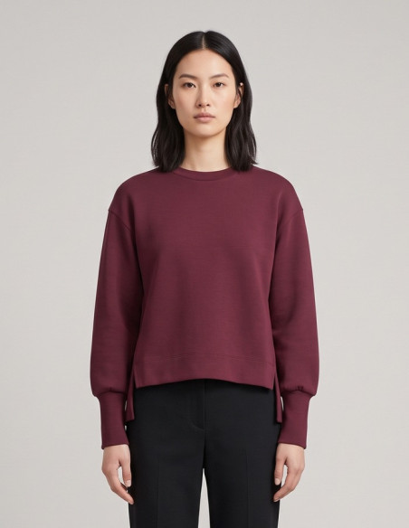Markup felpa girocollo in interlock MW2620010 [ead382c8]