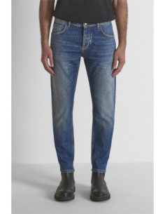 Antony Morato jeans slim fit alla caviglia in denim blu Argon MMDT00264-FA750624-W02314 [cfc550dd]