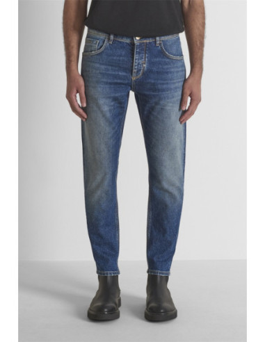 Antony Morato jeans slim fit alla caviglia in denim blu Argon MMDT00264-FA750624-W02314 [cfc550dd]