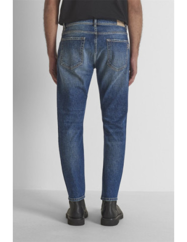 Antony Morato jeans slim fit alla caviglia in denim blu Argon MMDT00264-FA750624-W02314 [16e313d0]