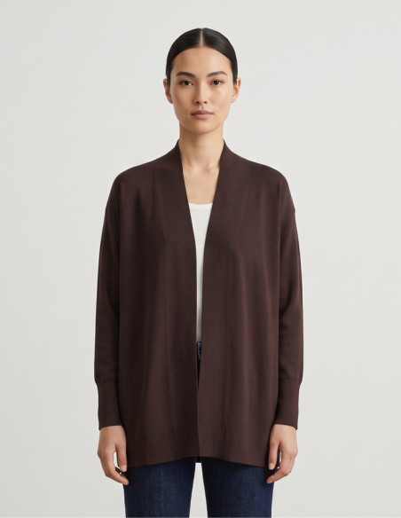 Markup cardigan aperto in misto viscosa MW20006 [2e3ae7c0]
