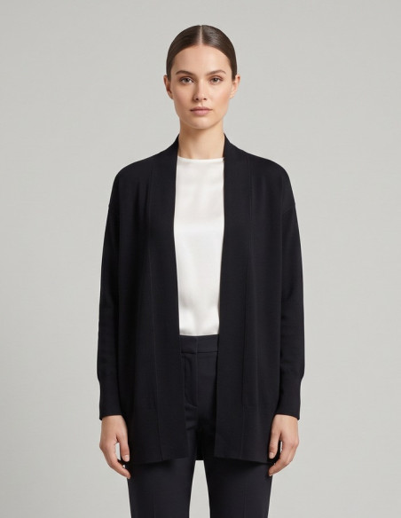 Markup cardigan aperto in misto viscosa MW20006 [5c3af2a7]