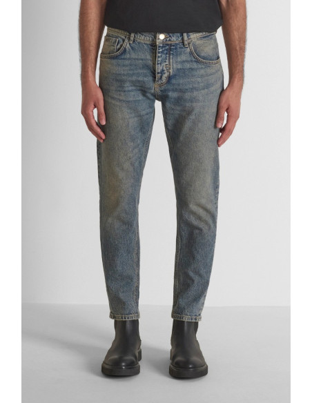 Antony Morato jeans slim fit alla caviglia in denim blu Argon MMDT00264-FA750624-W02319 [57fdd8aa]