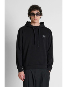 Antony Morato felpa cappuccio relaxed fit in cotone con placca logo MMFL01148-FA150222 [92da6d0f]