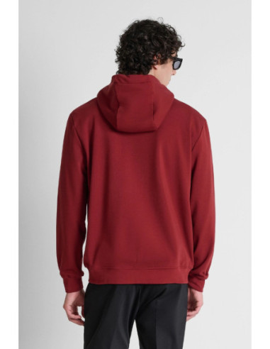 Antony Morato felpa cappuccio relaxed fit in cotone con placca logo MMFL01148-FA150222 [33ab0b53]