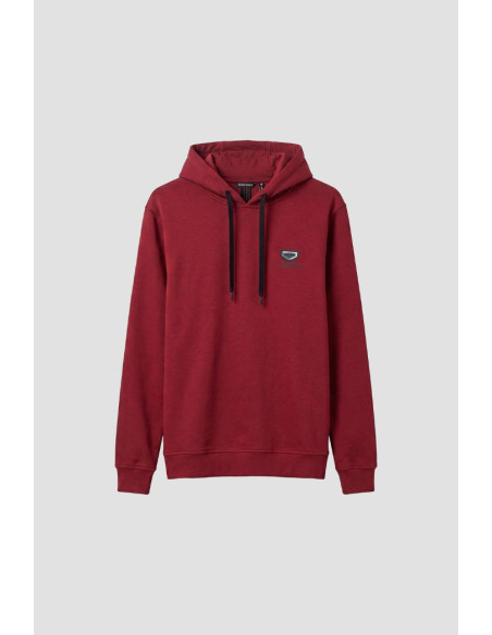 Antony Morato felpa cappuccio relaxed fit in cotone con placca logo MMFL01148-FA150222 [81e68d49]