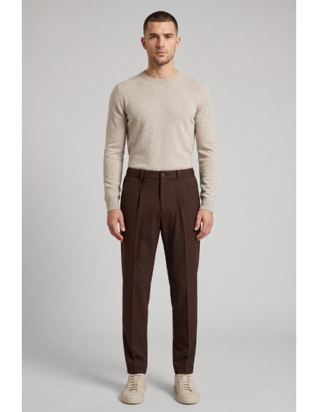 Markup pantalone con laccio in vita punto milano con pences MK25106 [b6433a8c]