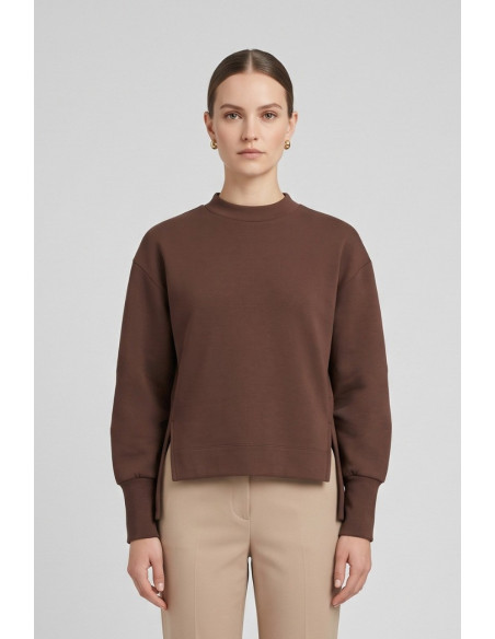 Markup felpa girocollo in interlock MW2620010 [a075909e]