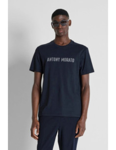 Antony Morato t-shirt regular in jersey con logo MMKS02703-FA100240 [5aa562af]