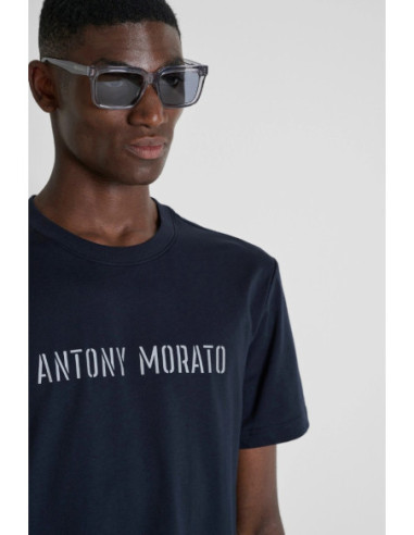 Antony Morato t-shirt regular in jersey con logo MMKS02703-FA100240 [838321a2]